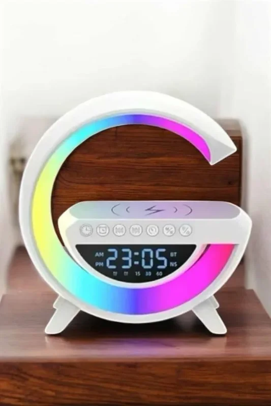 Kablosuz Bluetooth Hoparlör 15w Led Gece Lambası