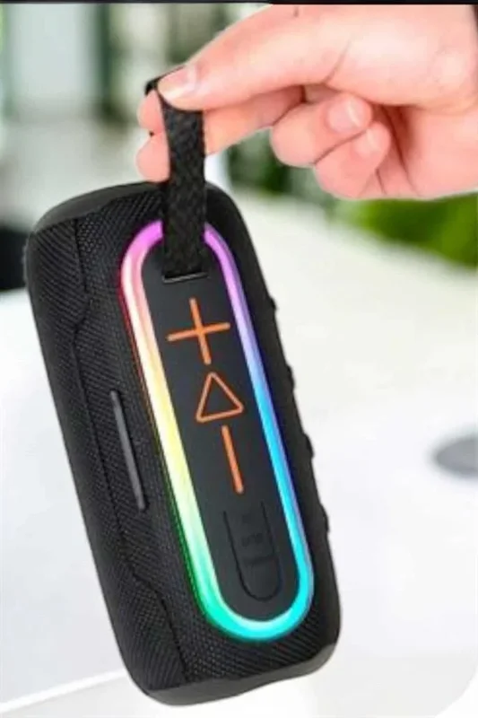 Taşınabilir Bluetooth Hoparlör Uzun Pil Ömrü Şık Tasarım – 3. görsel