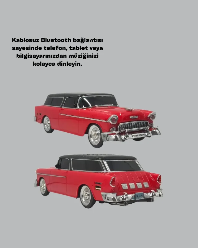 Klasik Tasarımlı Kablosuz Hoparlör 10w Bluetooth İle Taşınabilir