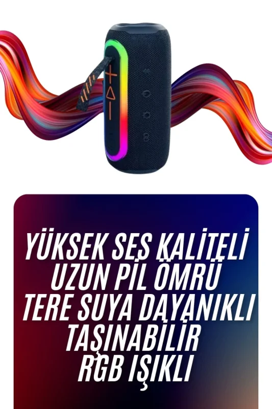 Taşınabilir Bluetooth Hoparlör Uzun Pil Ömrü Yüksek Ses Kalitesi