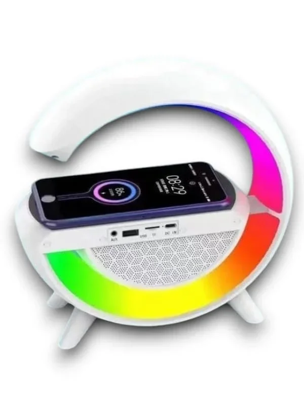 Bluetooth Hoparlör Gece Lambası Kablosuz Şarj Özellikli 1 Adet