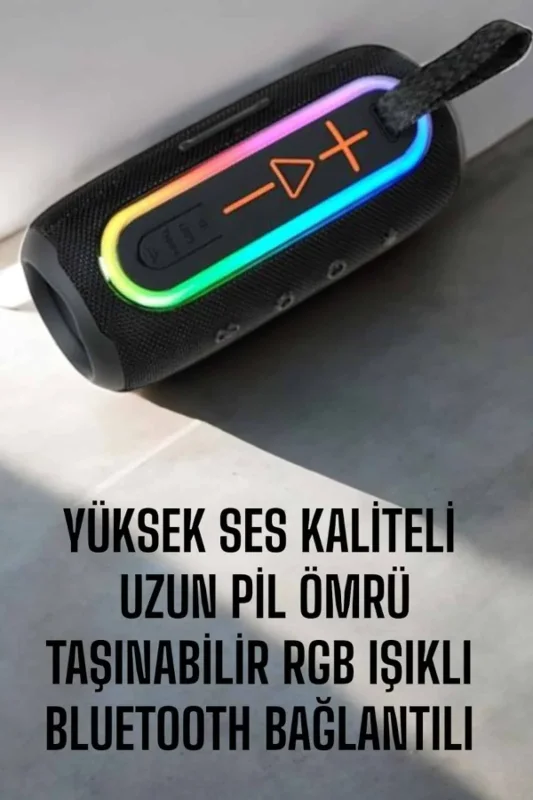 Taşınabilir Kablosuz Bluetooth Hoparlör 10 Metre Menzil