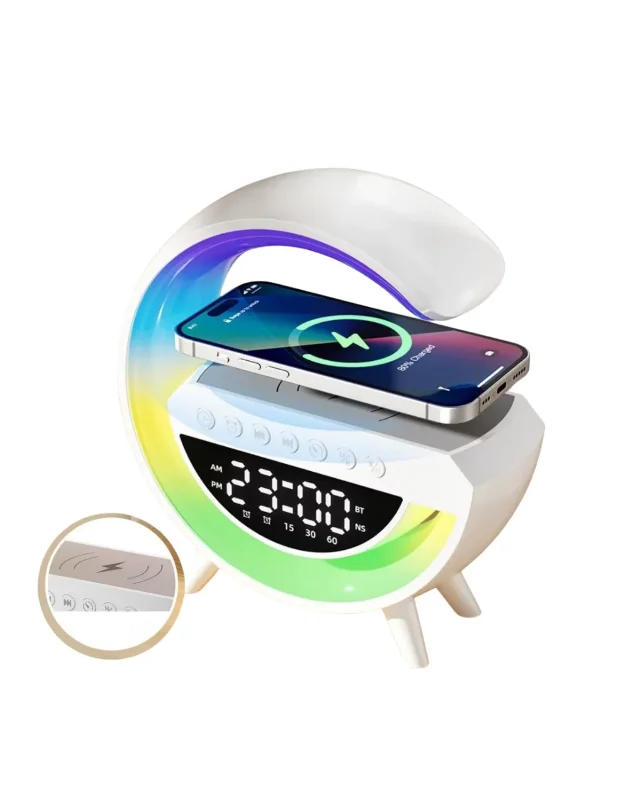 Taşınabilir Rgb Bluetooth Hoparlör Usb Aux Destekli – 2. görsel