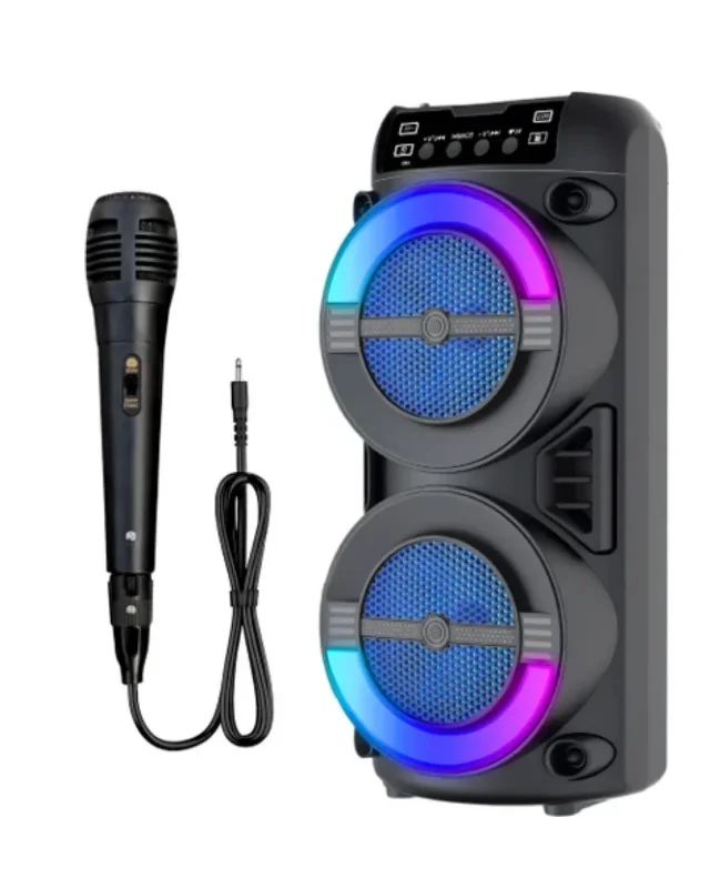 Taşınabilir Bluetooth Hoparlör Rgb Işıklı Güçlü Stereo Ses – 2. görsel