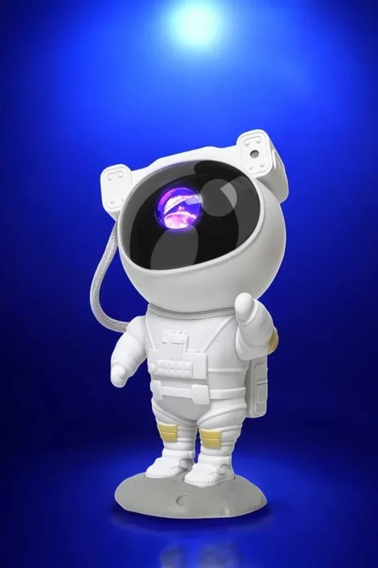 Sevimli Astronot Projeksiyon Lamba 120x113 Mm Bluetooth Speaker