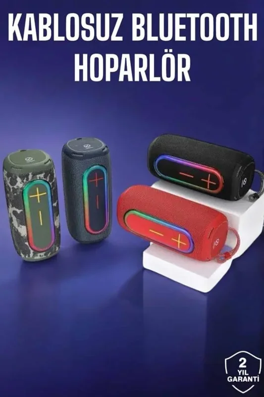 Taşınabilir Bluetooth Hoparlör 10 Metre Kablosuz Bağlantı