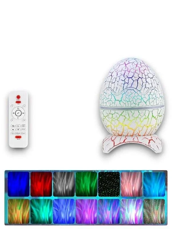 Dinozor Yumurtası Gece Lambası Ve Bluetooth Hoparlör