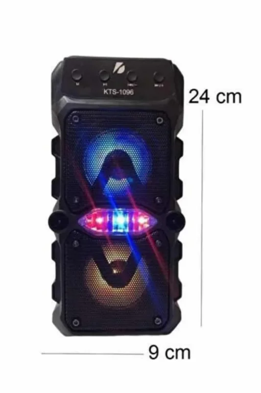 Büyük Boy Bluetooth Hoparlör Çift Çıkışlı 5 Saat Kesintisiz Müzik – 3. görsel