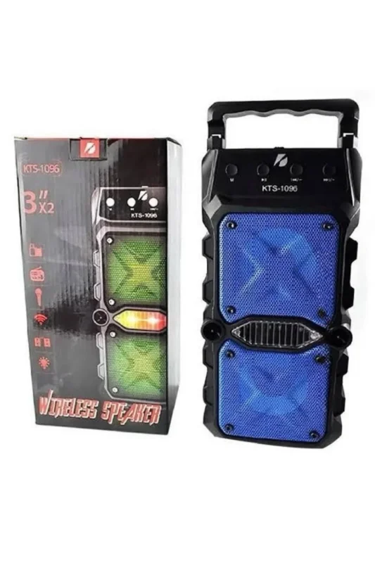 Büyük Boy Bluetooth Hoparlör Çift Çıkışlı 5 Saat Kesintisiz Müzik