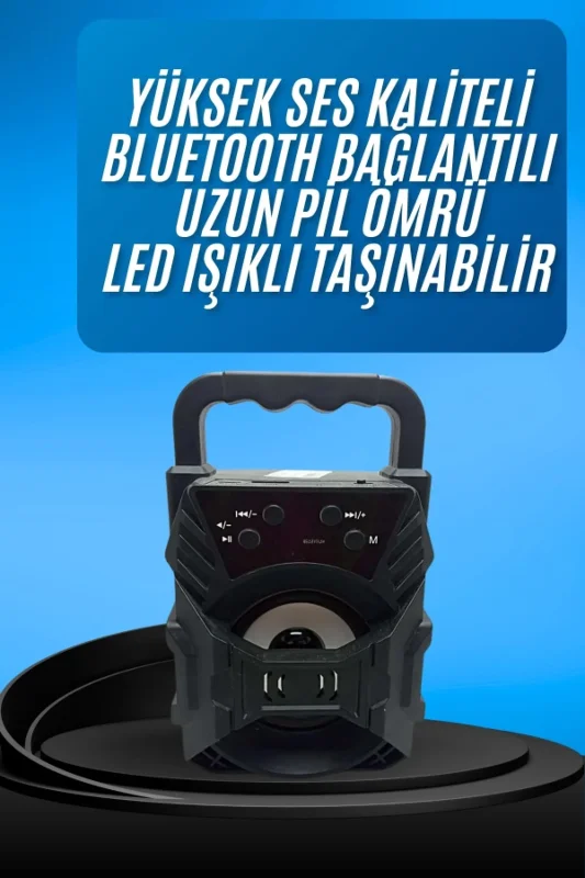 Taşınabilir Bluetooth Hoparlör 5 Watt Yüksek Ses Kalitesi