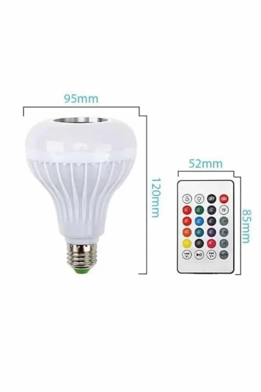 Akıllı Rgb Led Işık Bluetooth Hoparlör 3w Ses Bombası