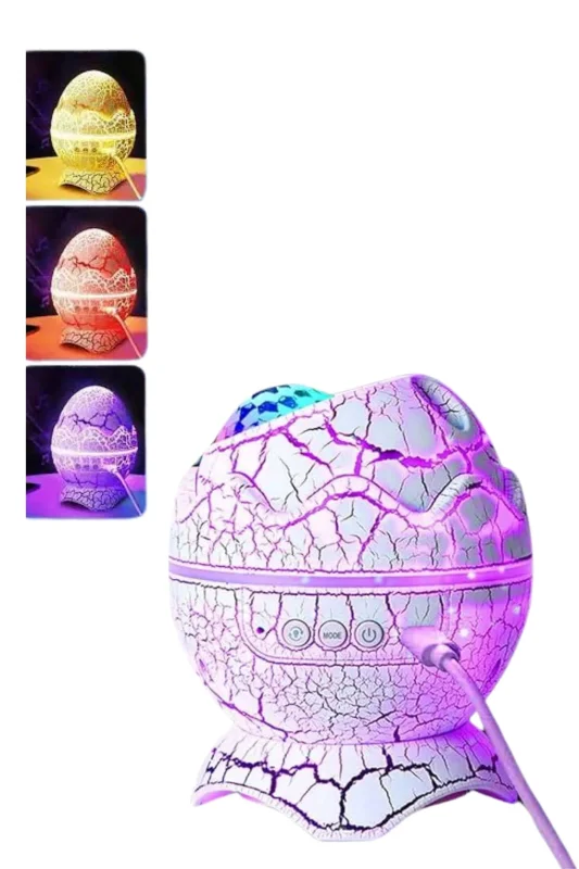 Renkli Su Dalgalı Bluetooth Speaker Lamba 14 Renkli Şarjlı