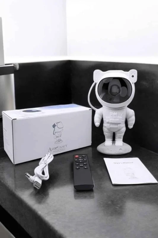 Projeksiyon Speaker Astronot Görünümlü Taşınabilir Bluetooth 1 Adet