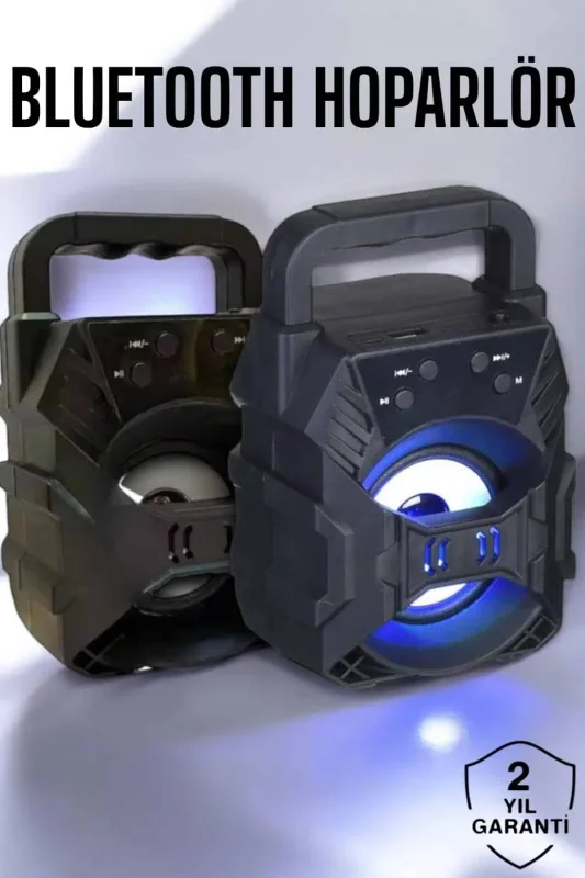 Led Işıklı Bluetooth Hoparlör Uzun Pil Ömrü (taşınabilir Model)