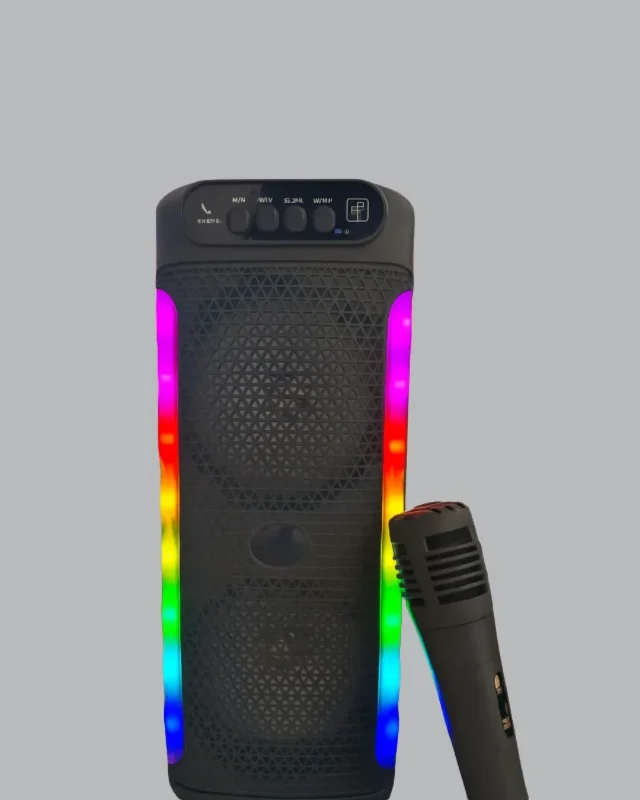 Rgb Işıklı Bluetooth Ses Sistemi 4 İnç Çift Hoparlör
