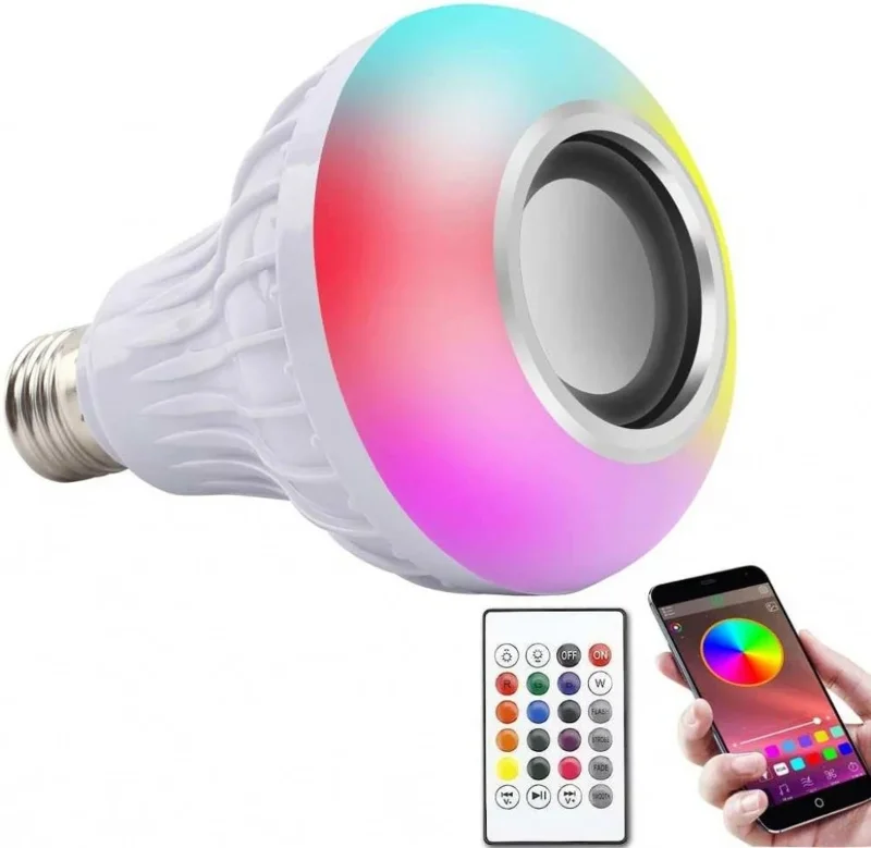 Akıllı Led Ampül Hoparlör E27 4w Kablosuz Kontrol