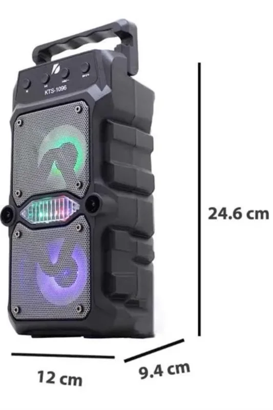 Kablosuz Bluetooth Hoparlör Uzun Pil Süresi İle Led Işıklı