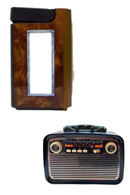 Vintage Ahşap Renkli Bluetooth Hoparlör 10 Saat Oynatma Süresi – 4. görsel