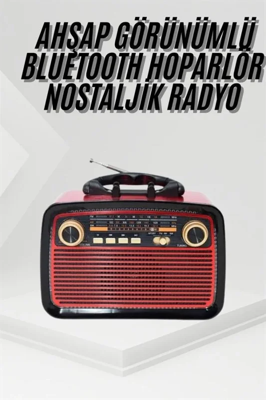 Kablosuz Bluetooth Hoparlör Usb Ve Sd Kart Girişli Taşınabilir