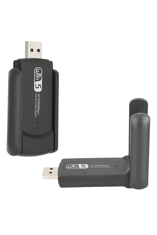 Çift Antenli Kablosuz Wifi Adaptörü 5ghz Usb 3.0