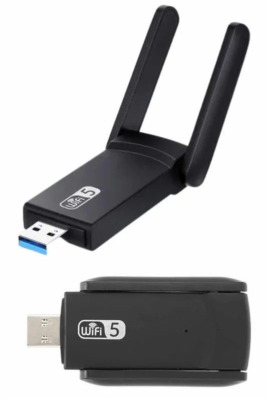 Çift Antenli Kablosuz Wifi Adaptörü 5ghz Usb 3.0