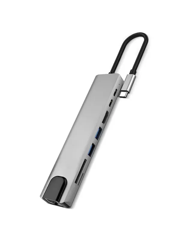 Kompakt Usb-c Çoklu Port Hub Adaptörü