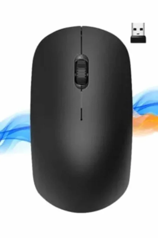 Kablosuz Ergonomik Siyah Mouse 1600 Dpı Hassas Kullanım