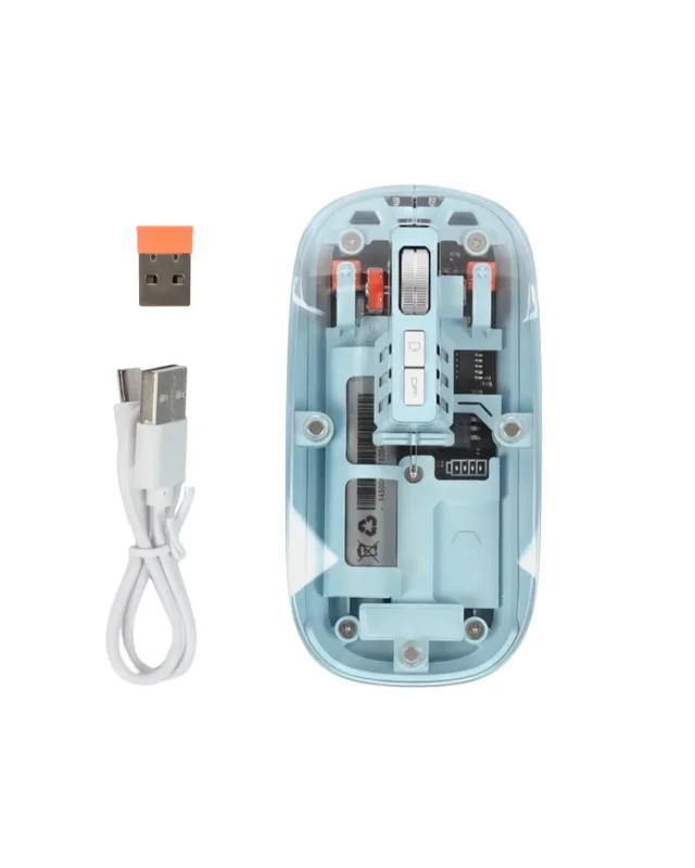 Yeni Nesil Mavi Pilli Kablosuz Mouse Bluetooth 5.2