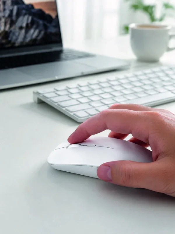 Bluetooth Çift Modlu Şarjlı Mouse 5000 Dpı Sessiz Kullanım