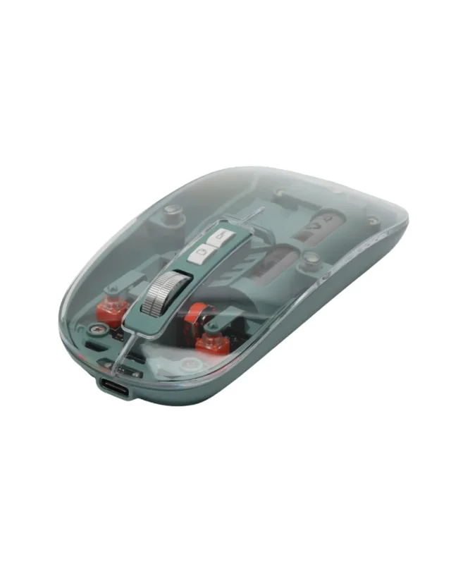 Fonksiyonel Kablosuz Mouse Bluetooth Ve Usb Uyumlu Yeşil