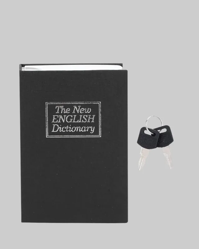 Gizli Kitap Kasa - Metal İç Yapı Ve Kamuflajlı Tasarım