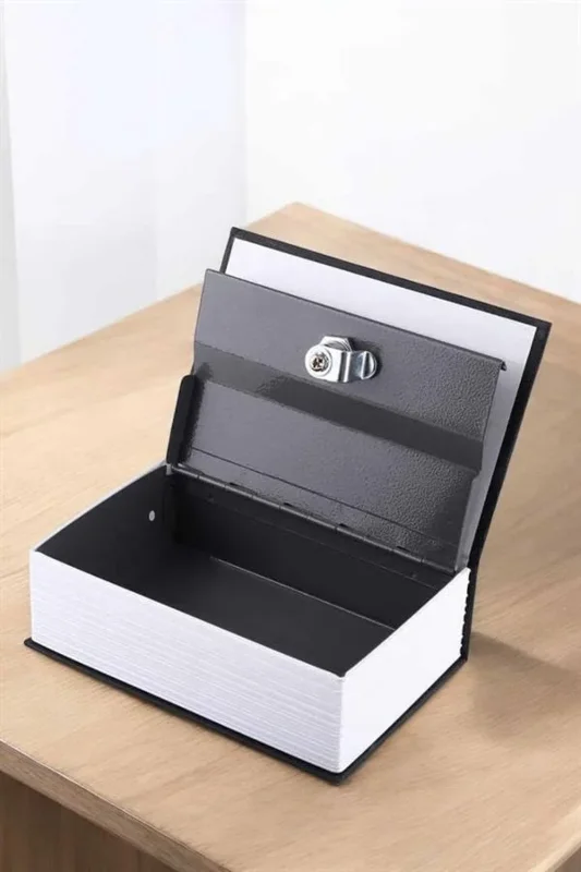 Gizli Kitap Kasa Büyük Boy Altın Kasa 18,5x11,5 Cm – 3. görsel