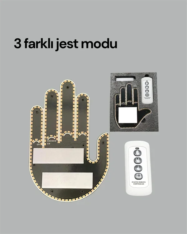 Pratik Led Arka Cam Aksesuarı - 3 Modlu Yüksek Görünürlük