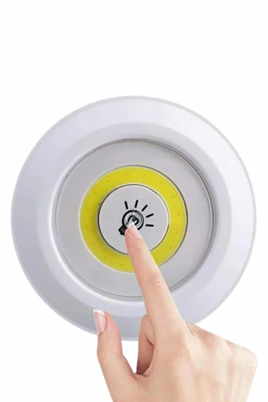 Ergonomik Kablosuz Led Spot Lamba Seti 3'lü Paket