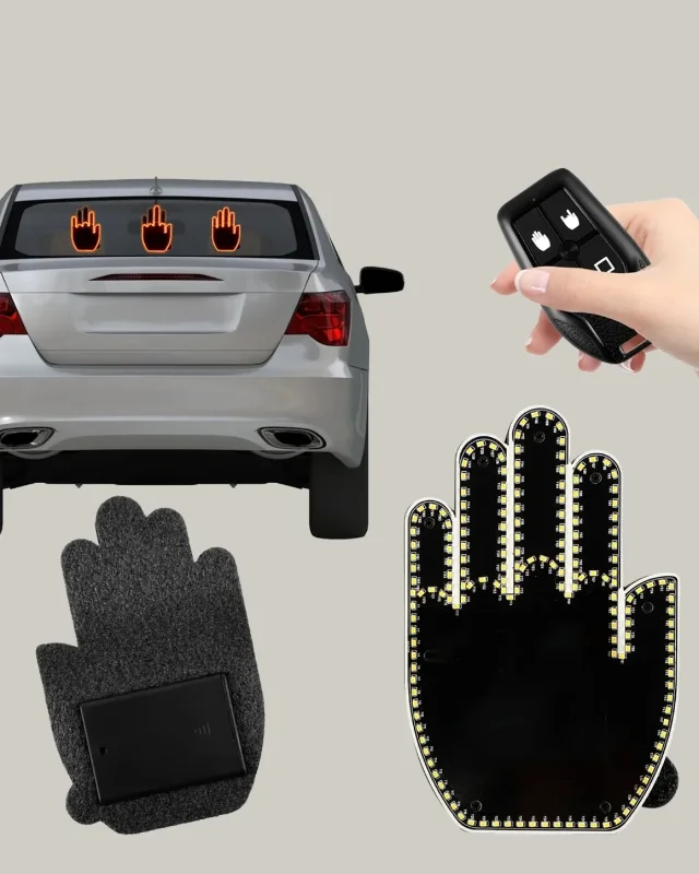 Uzaktan Kumandalı Led Park Uyarı Işığı El Figürlü Model