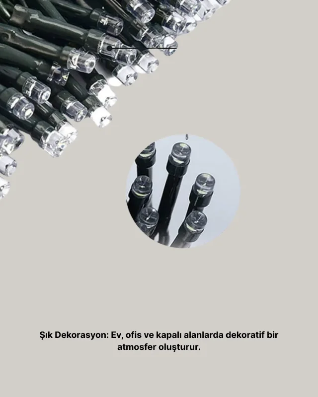 Dekoratif Led Işıklı 10 Metre Parti Kutlama