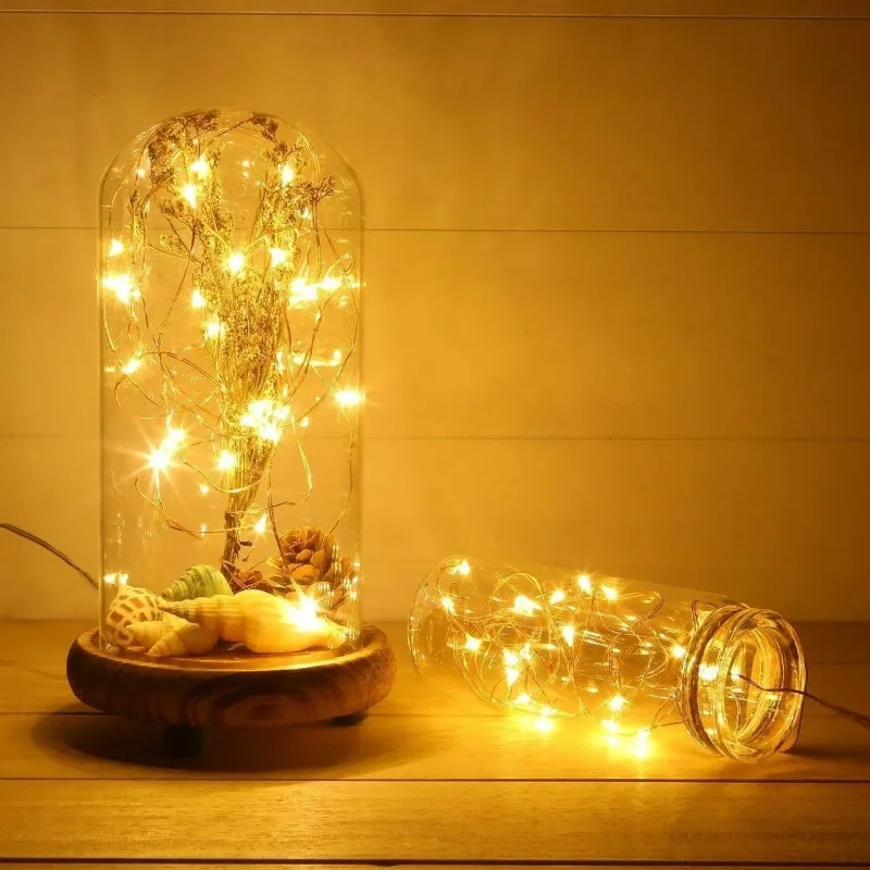Dekoratif Pilli Peri Led Işık 5 Metre Sarı Şerit