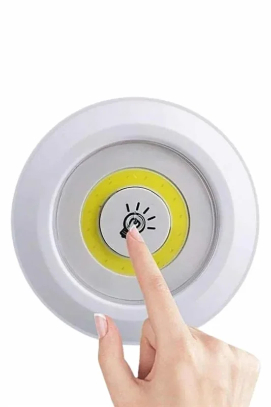 Ergonomik Kablosuz Led Işıldak 3'lü Set Mutfak Banyo
