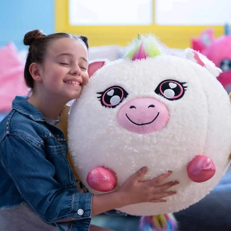 Eğlenceli Şişme Peluş Unicorn XXL Boyut