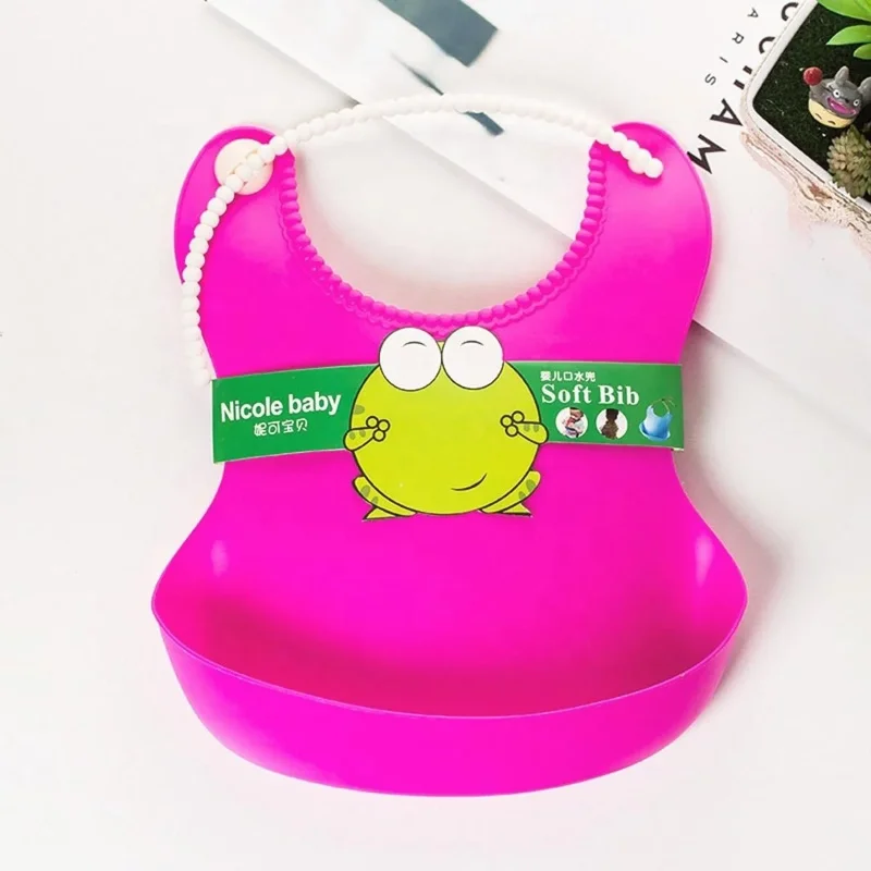 Ergonomik Dökülme Engelleyici Silikon Bebek Mama Önlüğü Pembe – 4. görsel