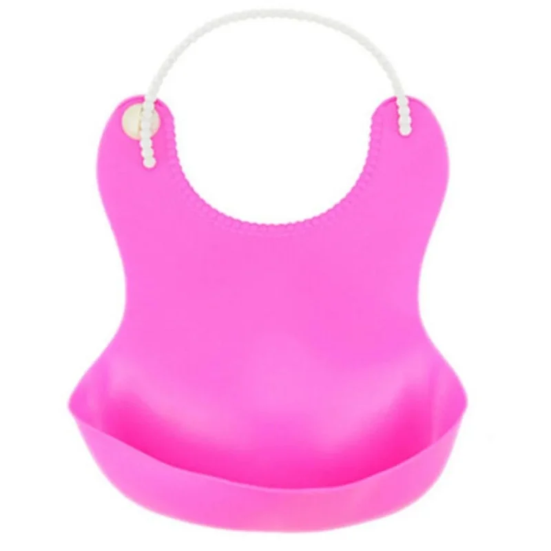 Ergonomik Dökülme Engelleyici Silikon Bebek Mama Önlüğü Pembe – 2. görsel