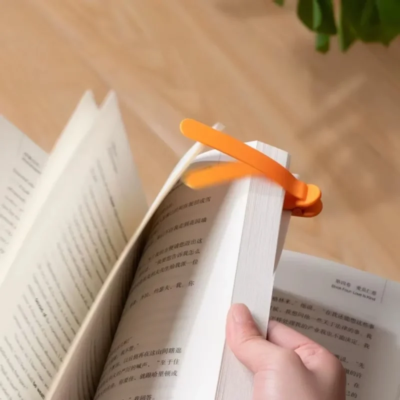 Ergonomik Akıllı Silikon 3'lü Kitap Klips Seti