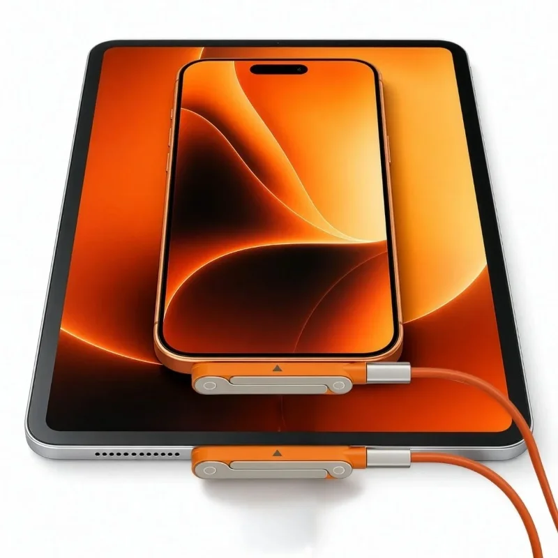 Ergonomik Katlanabilir 240 W Type-C Şarj ve Telefon Tutucu Standı