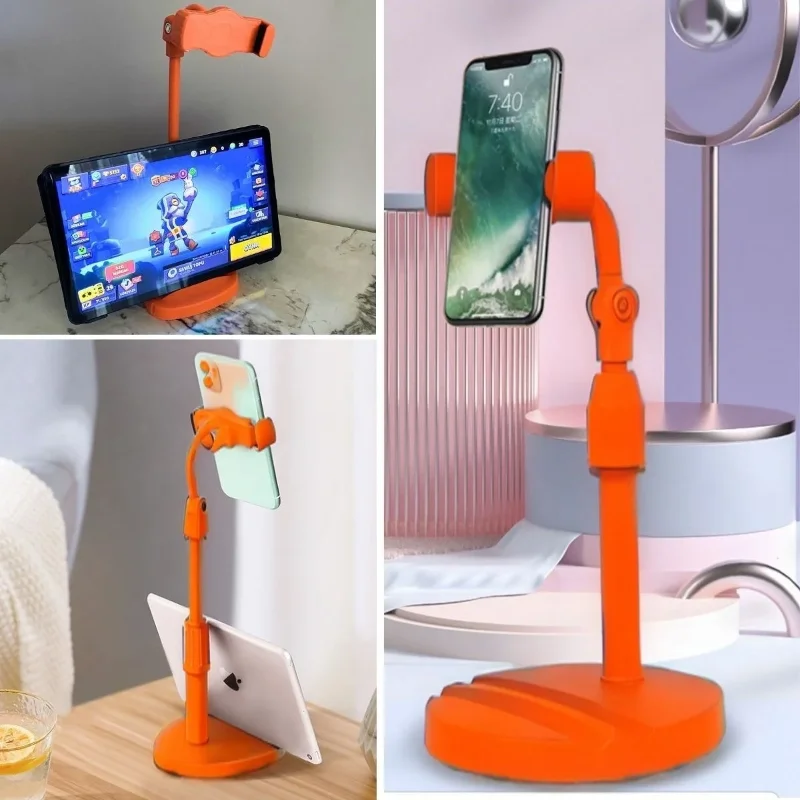 Ergonomik Turuncu Masaüstü Telefon ve Tablet Tutucu