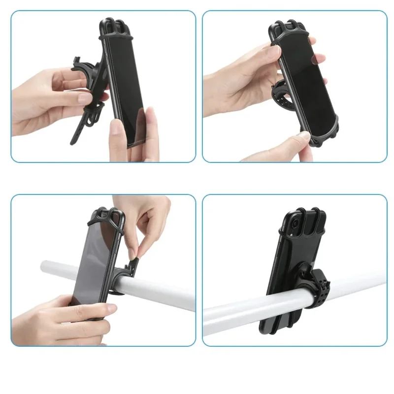 Ergonomik 360 Derece Silikon Telefon Tutucu Seti