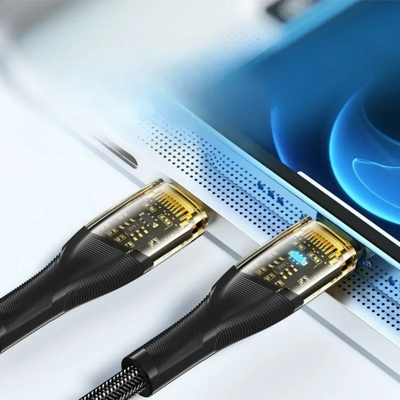 Ergonomik Hızlı Şarj Kablolu USB to Lightning LED İp