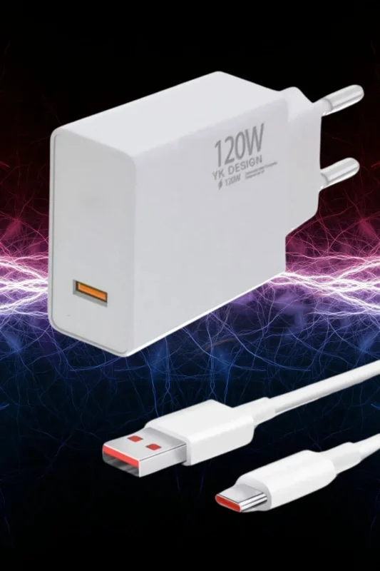 Ultra Hızlı 120 W USB Type C Kablolu Şarj Aleti