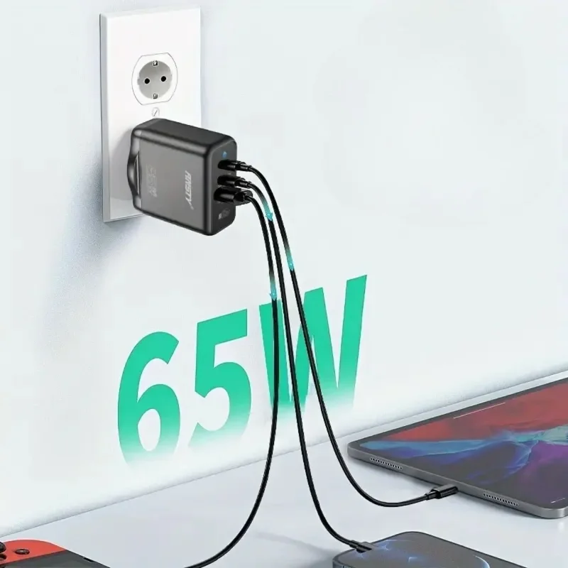 Ultra Hızlı 65 W Type-C Uçlu Taşınabilir Şarj Aleti – 3. görsel