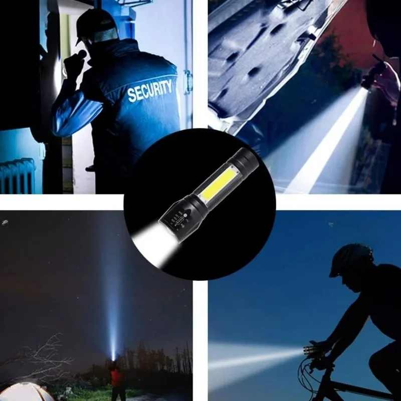 Taşınabilir LED Cihazı - Kompakt Plastik El Feneri – 4. görsel