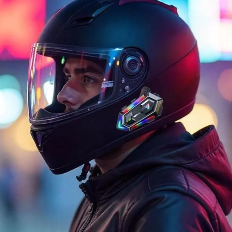 Ergonomik Suya Dayanıklı Bluetooth Kask Kulaklığı - Gürültü Engelleyici Uzun Pil Süresi – 2. görsel